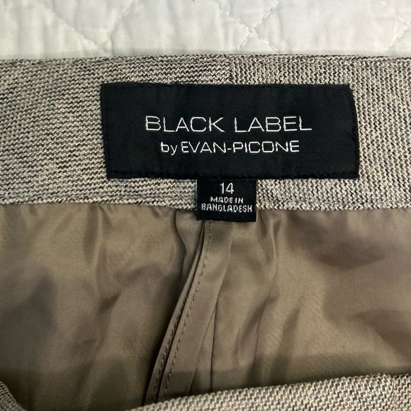 Normcore Minimalist Black Label by Evan Picone Trousers. Size 14. - Picture 4 of 9